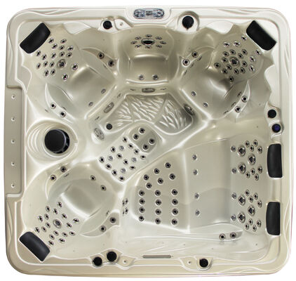 Xleisure 7803s 6 Persons Outdoor Acrylic Spa Swim Hot Tub with Balboa System Modern European Design Freestanding