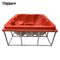 8-person all-seater square hot tub mould for wood-fired hot tub, hot tub with wood burner, hot tub with a stove bathtub