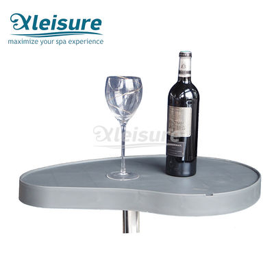 Commercial Spa Caddy Side Table Tray Hot Tub Tray Table Reinforced ABS Mounting Bracket