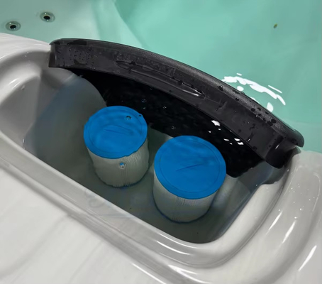 Portable 5.3 Inch Cold Plunge Water Filter for Pool Ice Tub & Chilll Tub Cold Therapy Replacement Filter