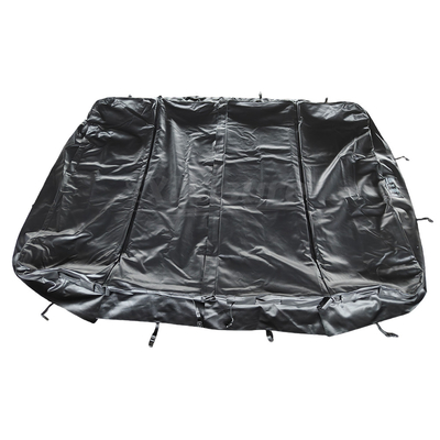 Customizable Two-Piece Interlocking Spa Pool Cover Modern Design UV-Resistant Waterproof Protective Leather Vinyl Cover Skin