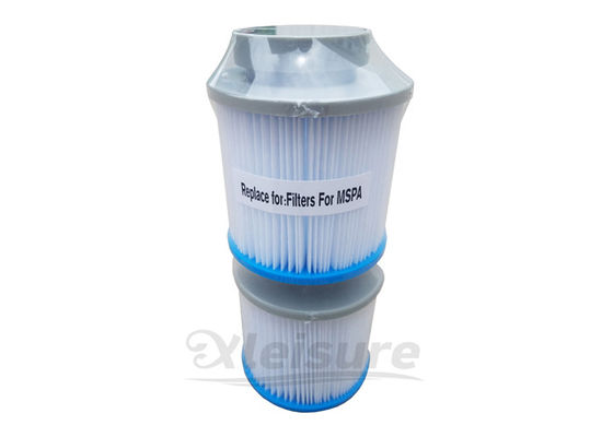 Cylindrical Spa Filter Cartridge , Hydromatic Pool Filter Cartridge 10 Square Foot Filter for MSPA