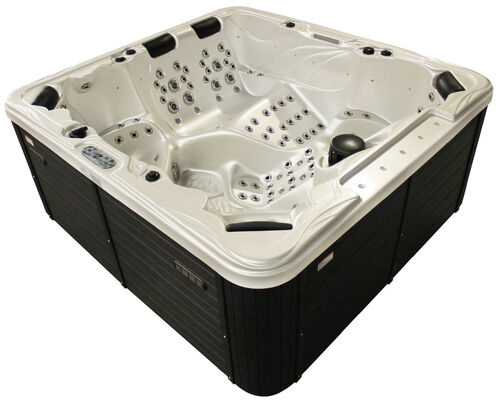 Xleisure 7803s 6 Persons Outdoor Acrylic Spa Swim Hot Tub with Balboa System Modern European Design Freestanding