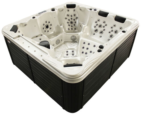 Xleisure 7803s 6 Persons Outdoor Acrylic Spa Swim Hot Tub with Balboa System Modern European Design Freestanding
