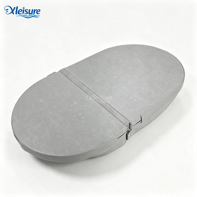 Heavy Duty Spa Hot Tub Insulation Hard Cover Weather Resistant Safety Cover for Outdoor Bathtub