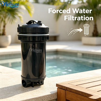 Top Load Pressure Filter Pressurized Canister Filter for Pool Hot Tub Filter Housing with Replacement Filter Cartridge