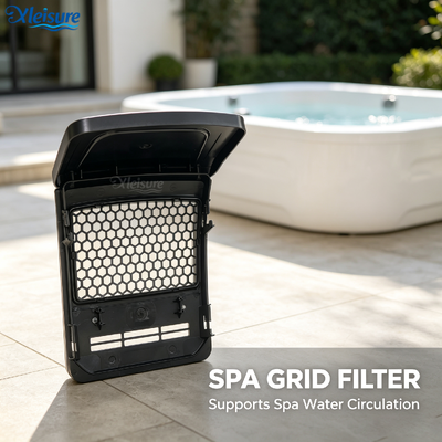 L2114A Grid Spa Filter ABS Material Capacity for Outdoor & Indoor Hot Tub & Pool Water Filtration with Spa Skimmers