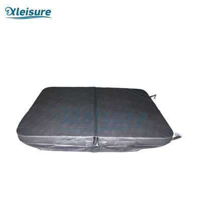 Durable Graphite Square Spa Vinyl Cover Hot Tub Spa Covers For Cedar Hot Tub