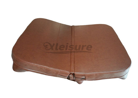Brown Square Custom Made Replacement Hot Tub Spa Covers For Acrylic Spa For Massage Spa
