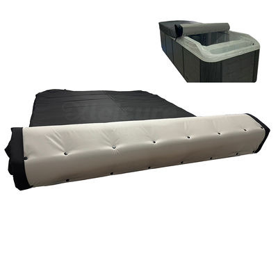 Swim Spa Cover Rol-Up Design Past voor Canadese Spa Merken voor Buiten Zwembaden Oxford Doek Oprolbare Swimspa Cover